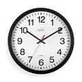 Acctim 93/ 704B Controller Wall Clock, Black