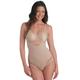 Miraclesuit Sexy Sheer Hi Waist High Rise Women's Briefs Nude Size 16(Manufacturer Size: XL)