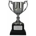 7.75" Castle Cast Metal Presentation Trophy Cup Silver with FREE Engraving up to 30 Letters CUPC