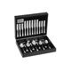 Arthur Price Classic Rattail 44 Piece Canteen for 6 with Solid Handled Knives and Cabinet