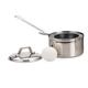 RSVP International POACH-1 Single Egg Poacher Set, Stainless Steel, Multicolor