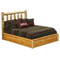 Fireside Lodge Cedar Solid Wood Bed Wood in Brown | 53 H x 80 W x 90 D in | Wayfair 10010-VC-PF