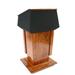 Executive Wood Products Presidential Lift Full Podium, Solid Wood | 26.5 W x 23.75 D in | Wayfair PRES500-LIFT-OD-R