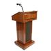 Executive Wood Products Counselor Evolution Sound System Full Podium, Solid Wood | 48 H x 26.5 W x 22 D in | Wayfair CLR235-EV-OL