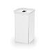 WS Bath Collections Complements Bandoni Laundry Hamper Metal in White/Blue | 23.6 H x 13.8 W x 11.8 D in | Wayfair Bandoni 53443.09