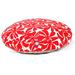 Majestic Pet Products Plantation Round Pillow/Classic Pet Bed Polyester in Red/White | 5 H x 36 W in | Wayfair 78899550813