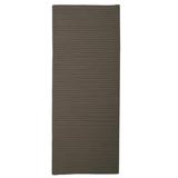 Gray 24 x 0.5 in Indoor/Outdoor Area Rug - Colonial Mills Braided Area Rug, Polypropylene | 24 W x 0.5 D in | Wayfair H661R024X108S