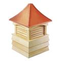 Good Directions Sherwood Vinyl Cupola Wood/Metal/Copper in Brown | 62 H x 42 W x 42 D in | Wayfair 2142S