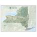 National Geographic Maps New York State Wall Map in Blue | 30 H x 40 W x 0.25 D in | Wayfair RE01020403