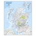 National Geographic Maps Scotland Classic Wall Map in Blue | 36 H x 30 W in | Wayfair RE01020534