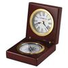 Howard Miller® Pursuit Table Clock Wood in Brown/Red/Yellow | 1.75 H x 3.5 W x 4 D in | Wayfair 645-730