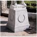 Arlmont & Co. Sheree Laurel Pedestal Resin/Plastic/Stone in Gray | 25 H x 22 W x 22 D in | Wayfair 80CE1E5F628C4EE5A873ABAF05E240F3