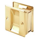 Prime-Line Pocket Door Passage Pull in Yellow | 1.5 H x 3.81 D in | Wayfair N 6770