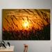 ArtWall An Evening w/ the Quiet Voice by Mark Ross - Wrapped Canvas Photograph Print Canvas in Black/Orange | 18 H x 24 W x 2 D in | Wayfair