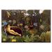 Buyenlarge The Dream by Henri Rousseau Painting Print on Wrapped Canvas in White | 24 H x 36 W x 1.5 D in | Wayfair 0-587-61973-LC2436