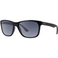 Ray-Ban RB4181 Sunglasses - Men's Black Frame Crystal Gray Gradient 57 mm Lenses RB4181-601-71-57