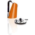 BUGATTI, Vera, Electric Water Kettle with temperature adjustment and timer, Capacity 1.75 liters, 2400 W, Stainless Steel, Orange color