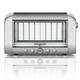 Magimix Vision See Through 2 Slice Glass Toaster | Brushed Finish | 11526