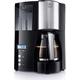 Melitta Filter Coffee Maker with Glass Pourer, Hot Hold and Timer Function, Optima Timer, Black, 100801