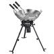 Complete Wok Set & High Power Burner - Outdoor Wok Set with Carbon Steel Wok (45cm)