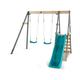 Plum Tamarin Wooden Swing and Slide Playcentre, 27501BA72