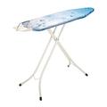 Brabantia - Ironing Board B - With Steam Iron Rest - Adjustable in Height - Non-Slip Rubber Feet - Cotton Cover with Foam Layer - Foldable - Ice Water - 124x38 cm