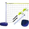 Park & Sun Sports Portable Indoor/Outdoor Swimming Pool Volleyball Net System, Blue, 24' W x 3' H