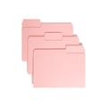 Smead Coloured Lever Arch File 1/3 Cut Letter Size Pink 100 per Box (12643)