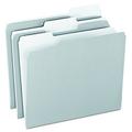 Pendaflex Two-Tone Color File Folders, Letter Size, 1/3 Cut, Gray, 100 Per Box (152 1/3 GRA)