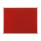 Nobo Elipse Noticeboard Felt with Aluminium Frame Red (1200 x 900 mm)