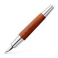 Faber Castell F148200Faber-Castell E-Motion fountain Pen Brown M, Pear wood brown.