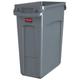 Rubbermaid Commercial Products FG354100LGRAY, Waste Container with Handles, 60 L - Grey