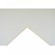 Daler-Rowney Cream Core Mountboard, Smooth Surface, Sheet, 1.4mm Thick, A1 - 23.4 x 33.1in - 59.4 x 84.1 cm, Antique White