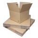 Double Wall Cardboard Boxes Large - 457x457x305mm (18x18x12ins). 20 per Pack. Strong Corrugated Cartons. Flatpacked & Easy Assembly for Moving, Shipping or Storage. Crush-Resistant Recyclable Brown Board with Kraft Finish & Lid Flaps. Prompt Delivery
