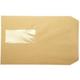 Pack of 500 Q-Connect Pocket C5 Envelopes, Window, 115gsm, Manilla, Peel and Seal - (KF97370)