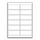 Multi Purpose White Permanent Box File Labels - 12 Labels Per Sheet - 2500 Sheets 41mm x 100mm