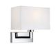 1 Light Semi-Flush Wall Light