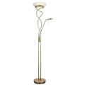 Monaco Mother and Child Floor Lamp Antique Brass