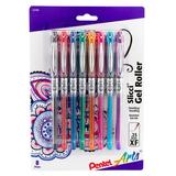 Pentel Arts Slicci (0.25mm) Extra Fine Gel Pen Assorted Ink 8-Pk