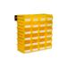 Triton Products Wall Shelf Shelving Unit Starter Plastic in Yellow | 3 H x 4.125 W x 7.375 D in | Wayfair 3-220YWS