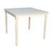 International Concepts Turned Solid Wood Dining Table Wood in White | 30 H x 36 W x 36 D in | Wayfair K-3636-330T