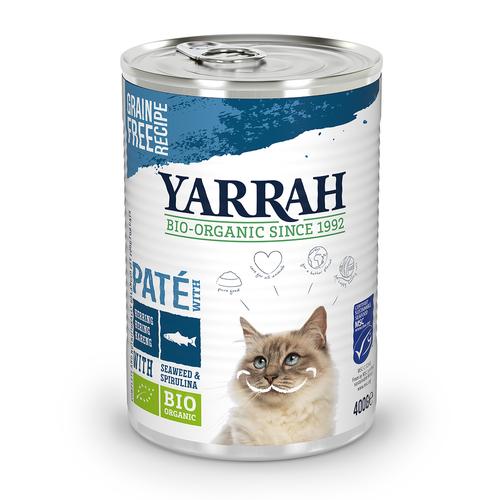 12x400g Herring Organic Chicken Pate Yarrah Organic Wet Cat Food