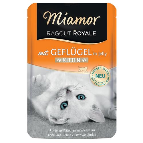 22 x 100g Ragout Royale Geflügel Miamor Katzenfutter nass