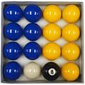 Homegames Pool Table Balls BLUE and YELLOW 2" UK Competition Set