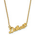 Women's Detroit Tigers 18'' 14k Yellow Gold Small Team Pendant Necklace