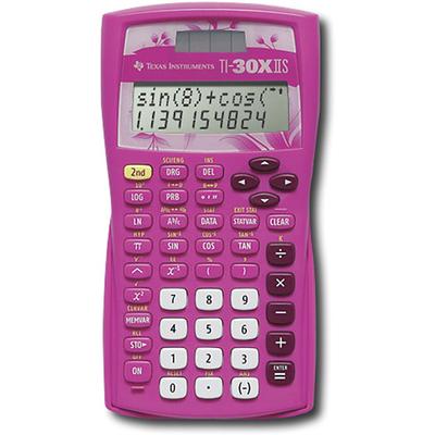 Texas Instruments TI-30XIIS Handheld Scientific Calculator - Pink - 30XIIS/TBL/1L1/R