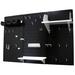 Wall Control Pegboard Standard Tool Storage 32" H x 48" W Kit Metal in White/Black | 32 H x 48 W x 9 D in | Wayfair 30-WRK-400 BW