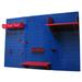 Wall Control Pegboard Standard Tool Storage 32" H x 48" W Kit Metal in Blue | 32 H x 48 W x 9 D in | Wayfair 30-WRK-400 BUR