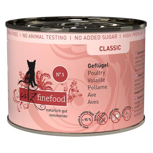 24x200g Geflügel catz finefood Katzenfutter nass