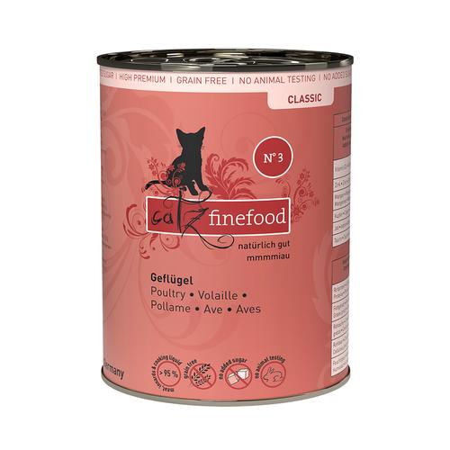 6x400g Geflügel catz finefood Katzenfutter nass